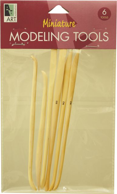 Mini Model Tool Wood 6 Piece Set