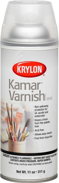 SPRAY KAMAR VARNISH 11OZ  - In-Store Pickup Only