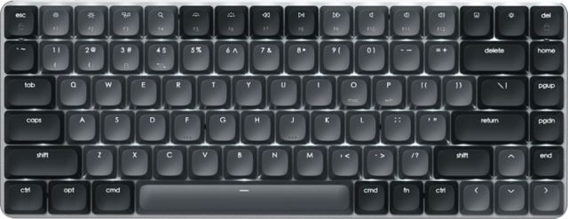 Satechi SM1 Slim Mechanical Backlit Bluetooth Keyboard, Dark