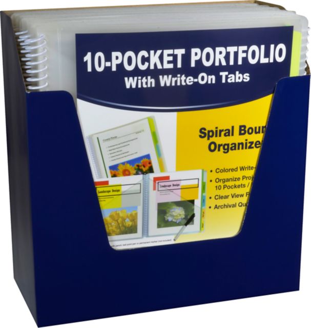 PORTFOLIO 10POCKET POLY ASST