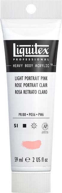 Heavy Body Acrylic 2oz Light Portrait Pink