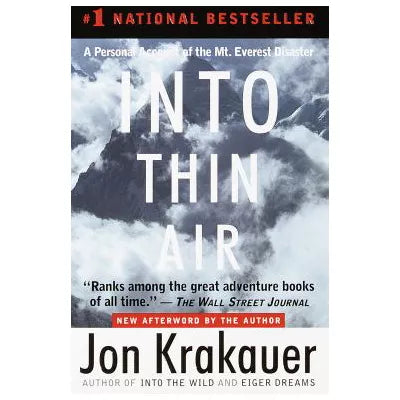 Into Thin Air:A Personal Account of the Mt. Everest Disaster (w/New Afterword)(Trade Ed)
